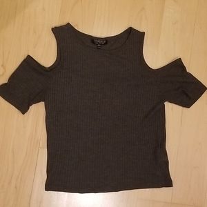 (3 for $10) Cold shoulder tee